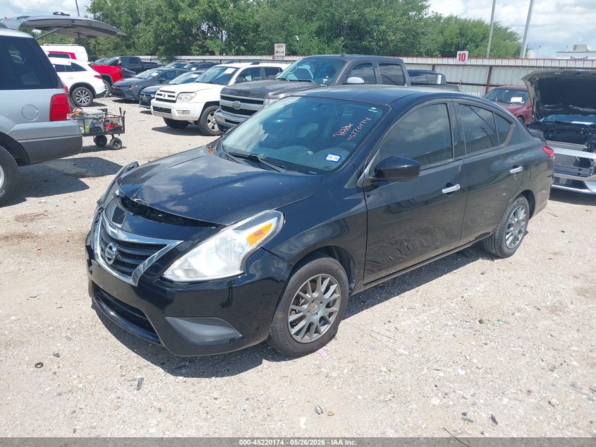 Vin: 3n1cn7ap9jl815761, lot: 45717935, nissan versa 1.6 sv 20182