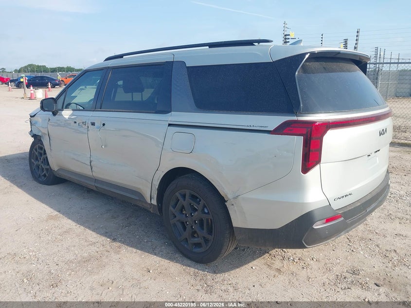 Vin: kndne5ka4t6156148, lot: 45717956, kia carnival mpv hybrid sx 20263