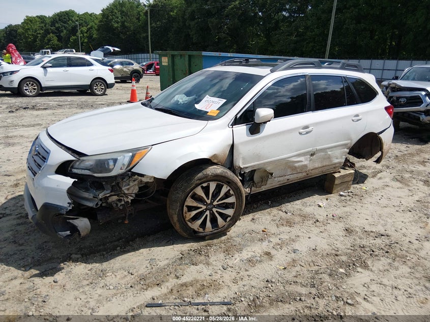 2017 SUBARU OUTBACK auction photo 2