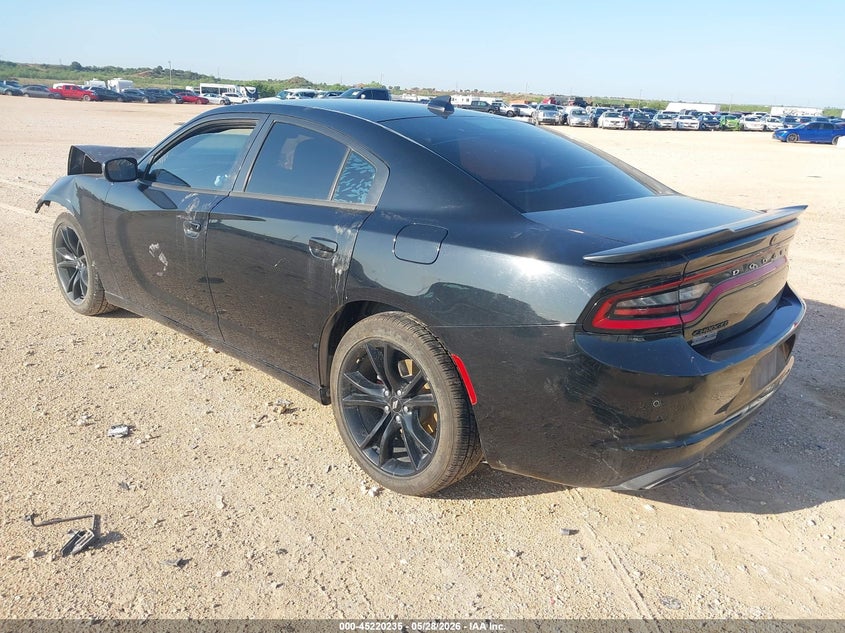 Vin: 2c3cdxhg2jh164444, lot: 45717996, dodge charger sxt plus rwd 20183