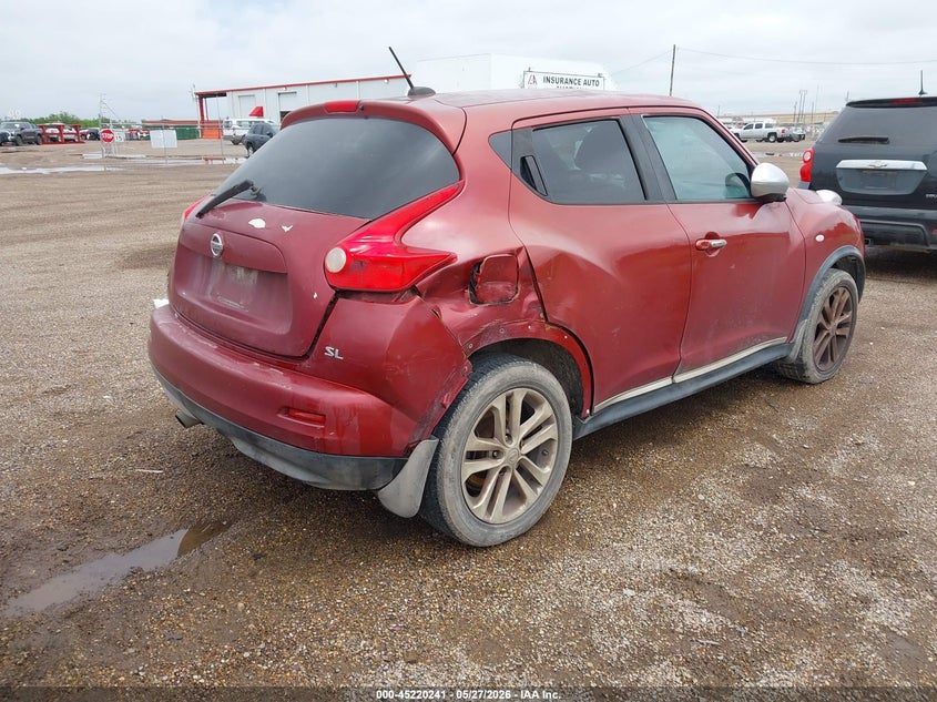 JN8AF5MR9CT111663 2012 Nissan Juke 1.6 Sl red
