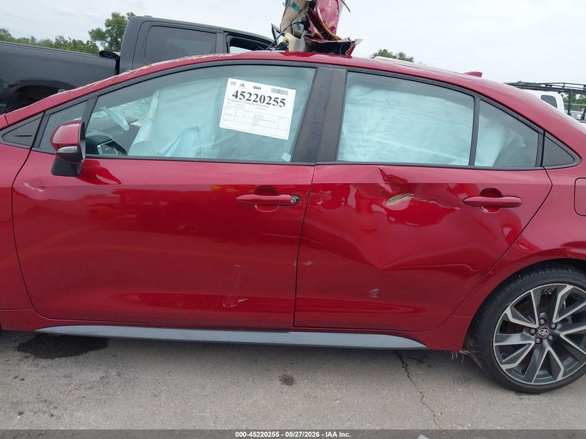 VIN: 5YFS4MCE9NP107217 2022 TOYOTA COROLLA SE