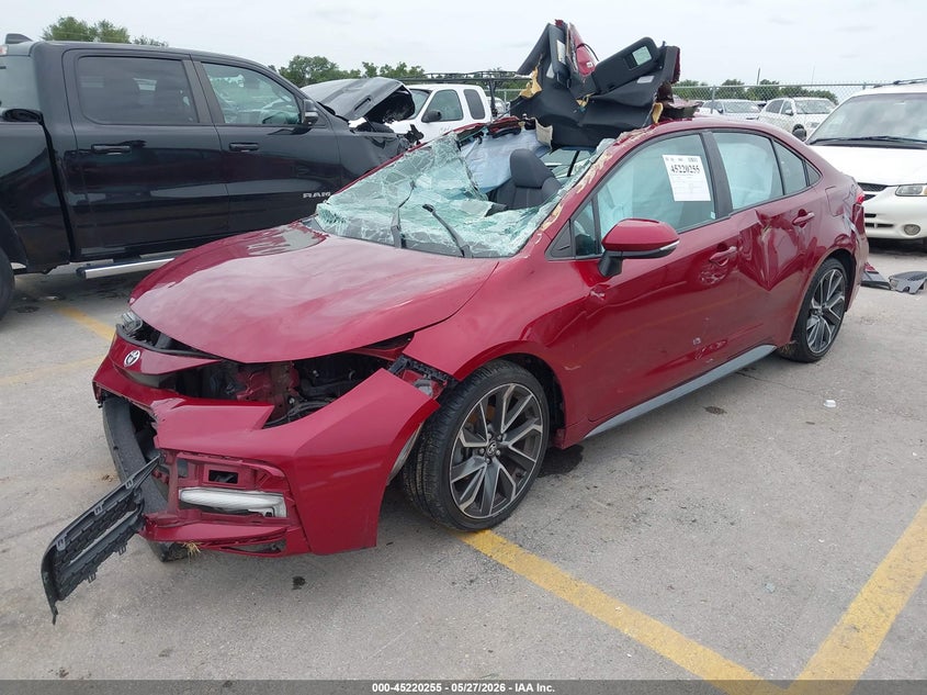 VIN: 5YFS4MCE9NP107217 2022 TOYOTA COROLLA SE