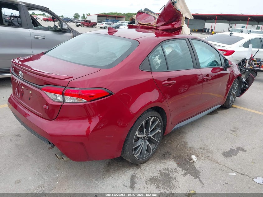 VIN: 5YFS4MCE9NP107217 2022 TOYOTA COROLLA SE