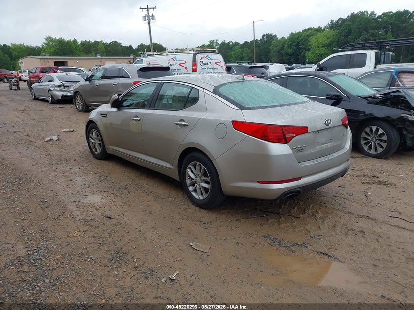 Vin: knagm4a72c5283852, lot: 45718057, kia optima lx 20123