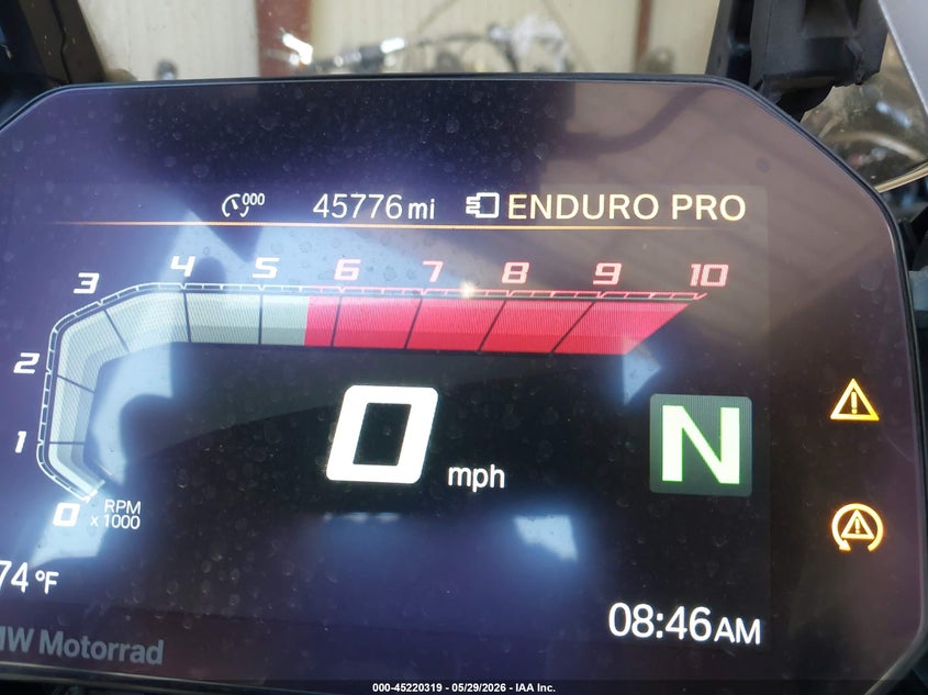 2019 BMW R 1250 Gs Adventure VIN: WB10J5309KZF78652 Lot: 45220319