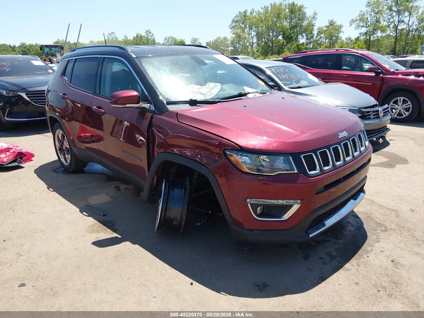 Vin: 3c4njdcbxlt255205, lot: 45718131, jeep compass limited 4x4 2020 img_1