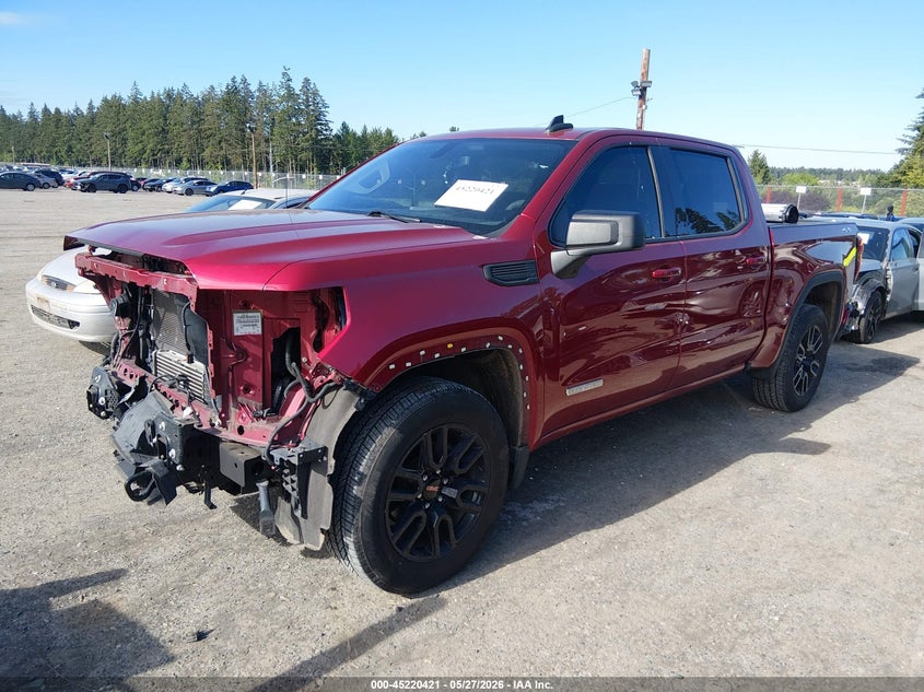 Vin: 1gtp9cek1lz118543, lot: 45718182, gmc sierra 1500 4wd  short box elevation 20202
