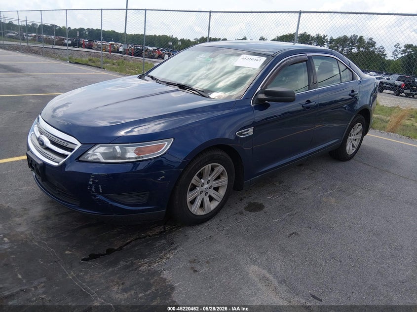 1FAHP2DW4CG142331 2012 Ford Taurus 3.5 Se blue