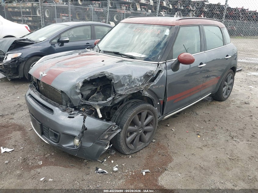 Vin: wmwzc3c59gwt10594, lot: 45718259, mini countryman cooper s 20162