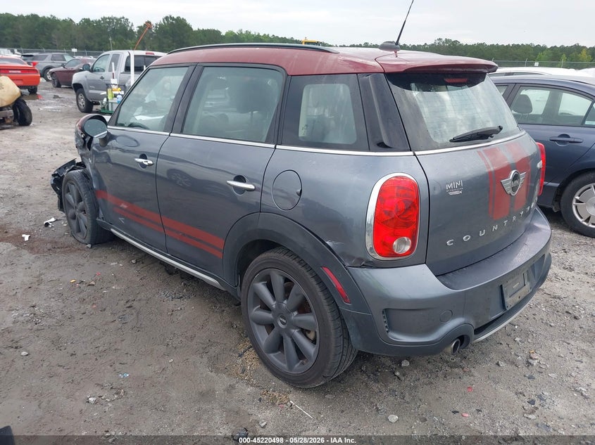 Vin: wmwzc3c59gwt10594, lot: 45718259, mini countryman cooper s 20163