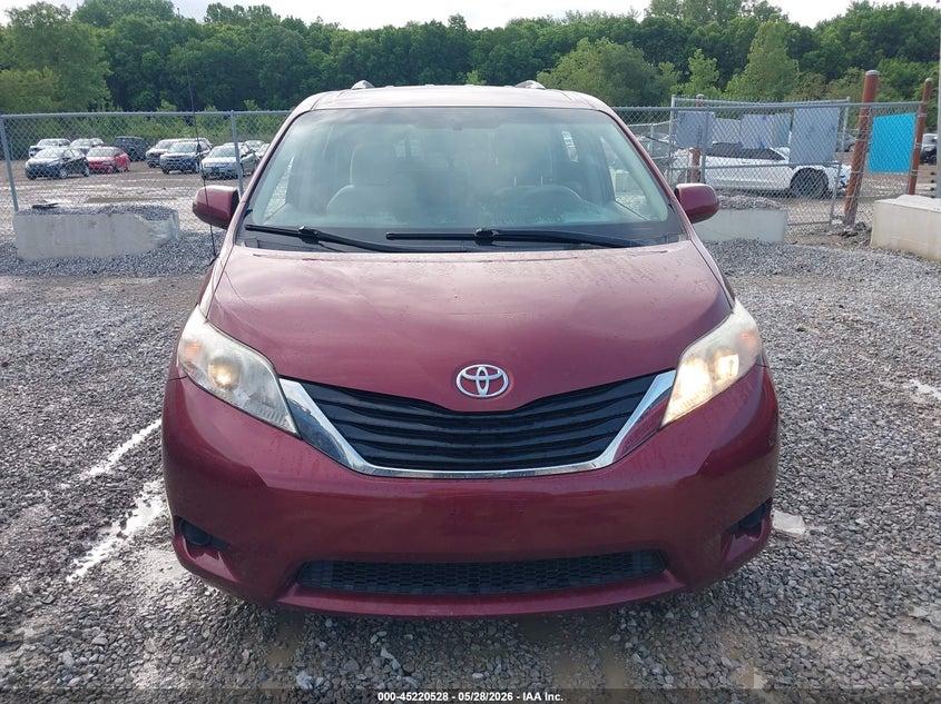 2011 TOYOTA SIENNA VAN 3.5L V-6 DOHC, VVT, 265HP