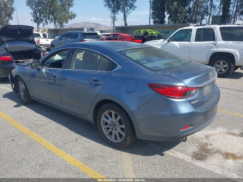 Vin: jm1gl1u56h1102247, lot: 45718294, mazda mazda6 sport 20173