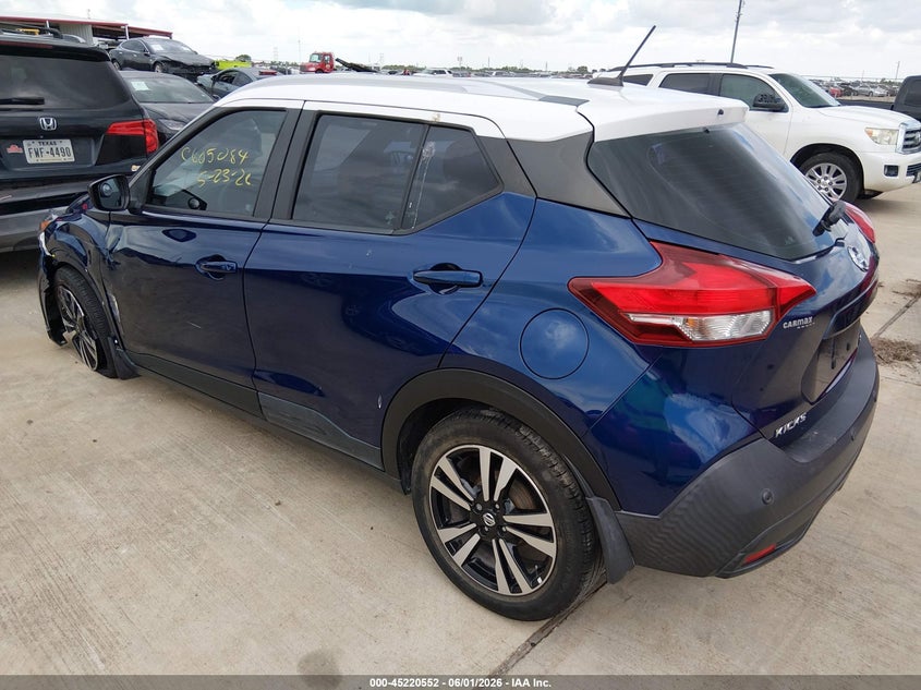 Vin: 3n1cp5cv4ll503876, lot: 45718313, nissan kicks sv xtronic cvt 20203
