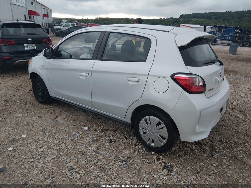 Vin: ml32auhj6ph004756, lot: 45718328, mitsubishi mirage es 20233