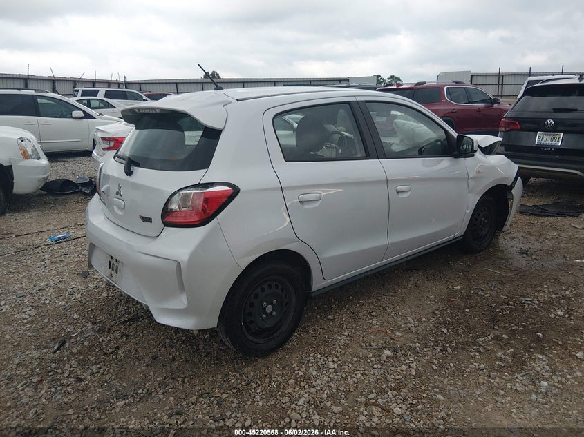 Vin: ml32auhj6ph004756, lot: 45718328, mitsubishi mirage es 20234