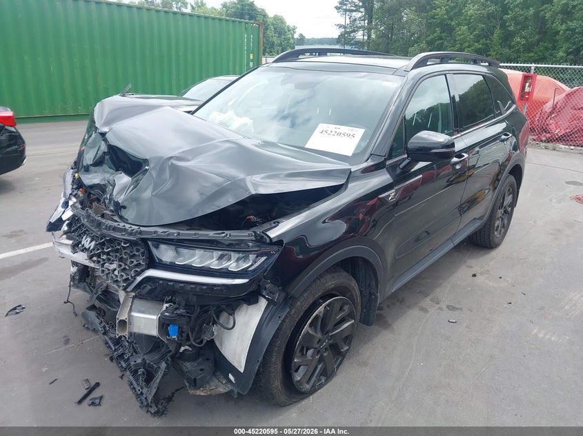 VIN 5XYRLDLC9NG104919 2022 KIA SORENTO X-LINE S