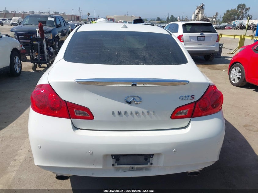 2013 Infiniti G37 Journey VIN: JN1CV6AP2DM301237 Lot: 45220602