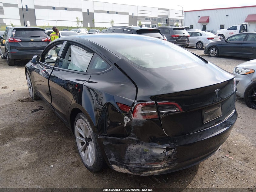 Vin: 5yj3e1ea0pf669760, lot: 45718378, tesla model 3 rear-wheel drive 20233