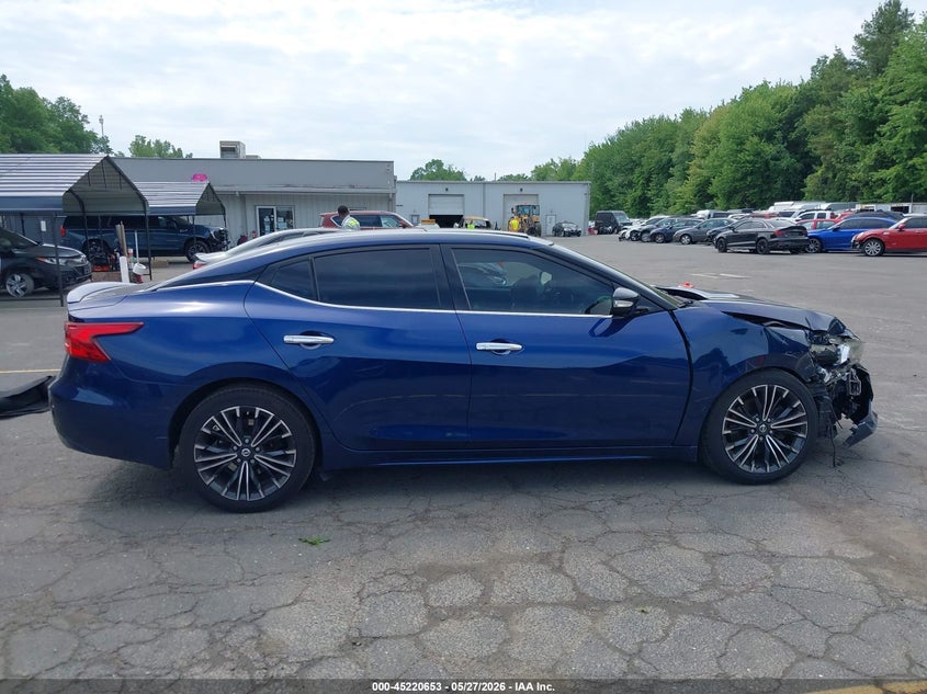 2016 NISSAN MAXIMA SEDAN 3.5L V-6 DOHC, VVT, 300HP