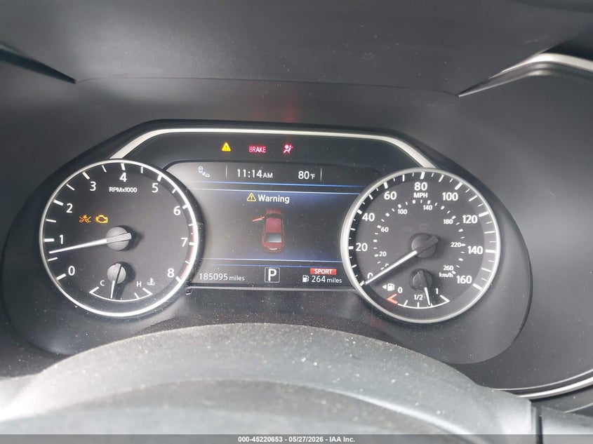 2016 NISSAN MAXIMA SEDAN 3.5L V-6 DOHC, VVT, 300HP