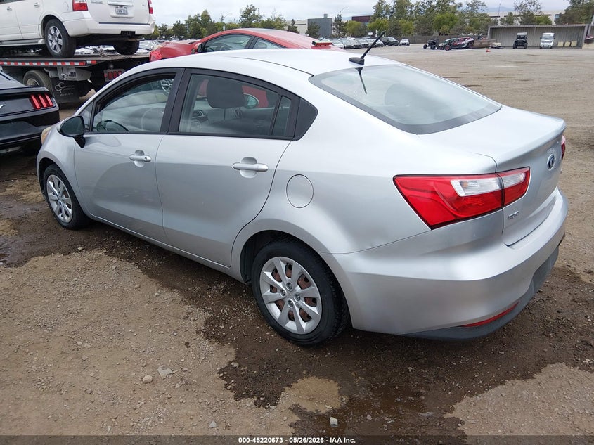 Vin: knadm4a34g6691155, lot: 45718434, kia rio lx 20163