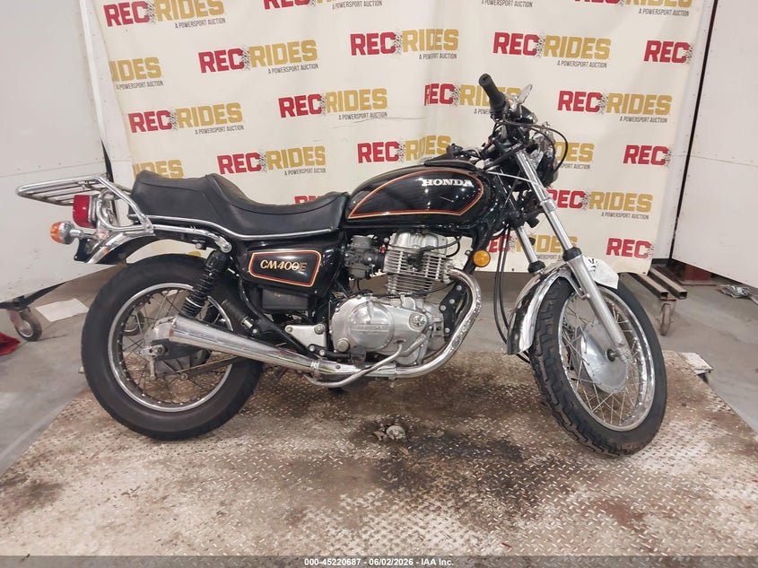 1981 Honda Cm400 E VIN: JH2NC011XBM110271 Lot: 45220687