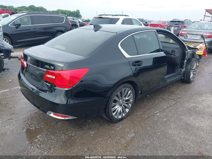 Vin: jh4kc1f55gc001578, lot: 45718486, acura rlx technology package 20164
