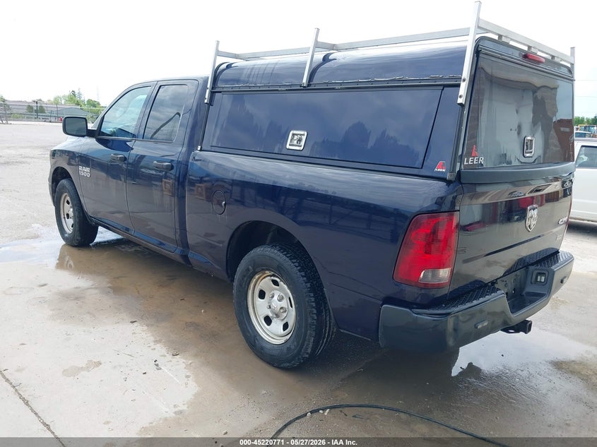 Vin: 1c6rr7fg8js291497, lot: 45718531, ram 1500 tradesman  4x4 6'4 box 20183