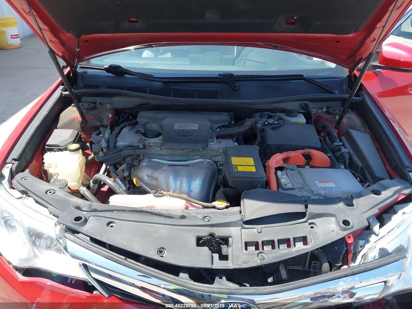 TOYOTA CAMRY HYBRID 2012 VIN 4T1BD1FK6CU054309