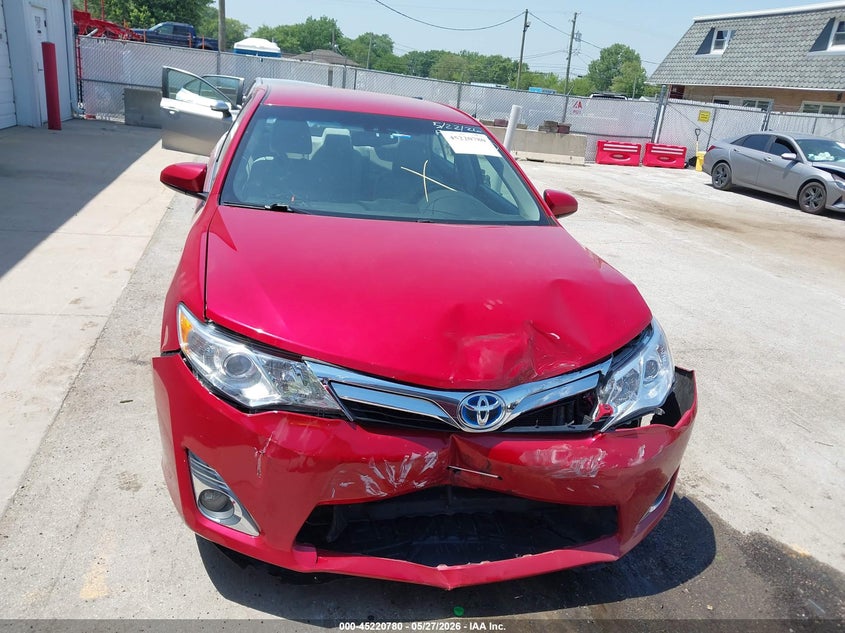 TOYOTA CAMRY HYBRID 2012 VIN 4T1BD1FK6CU054309