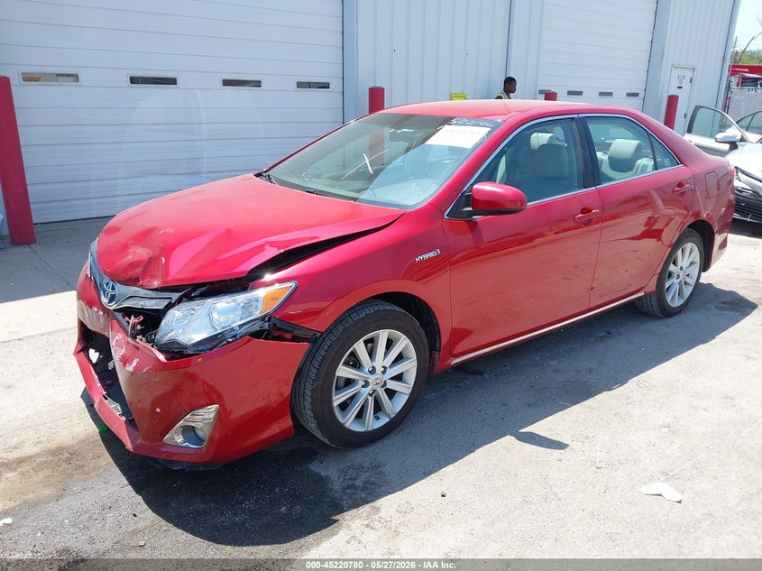 TOYOTA CAMRY HYBRID 2012 VIN 4T1BD1FK6CU054309