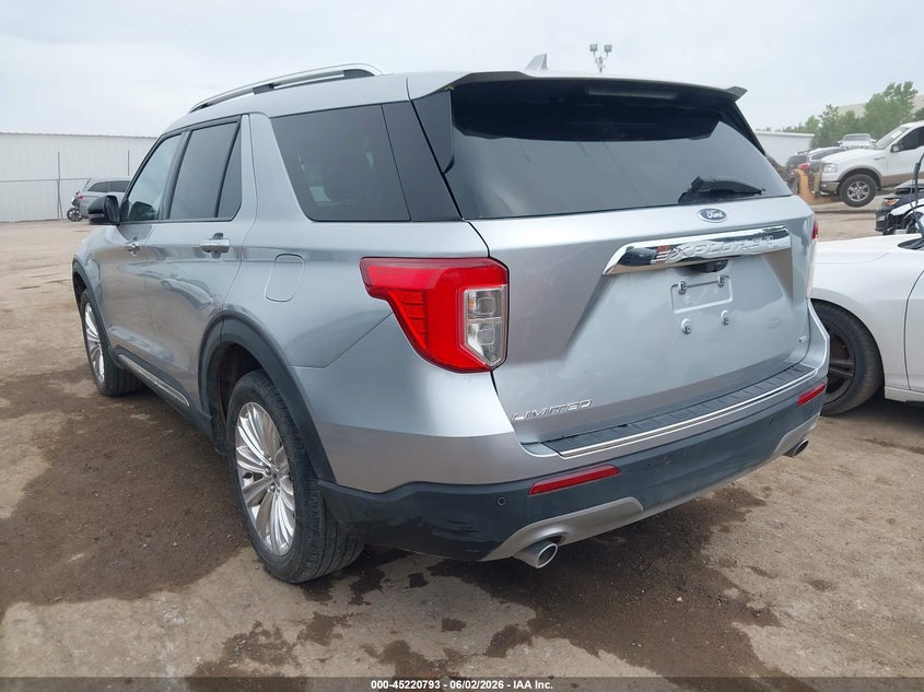 Vin: 1fmsk8fh5lga80725, lot: 45718555, ford explorer limited 20203
