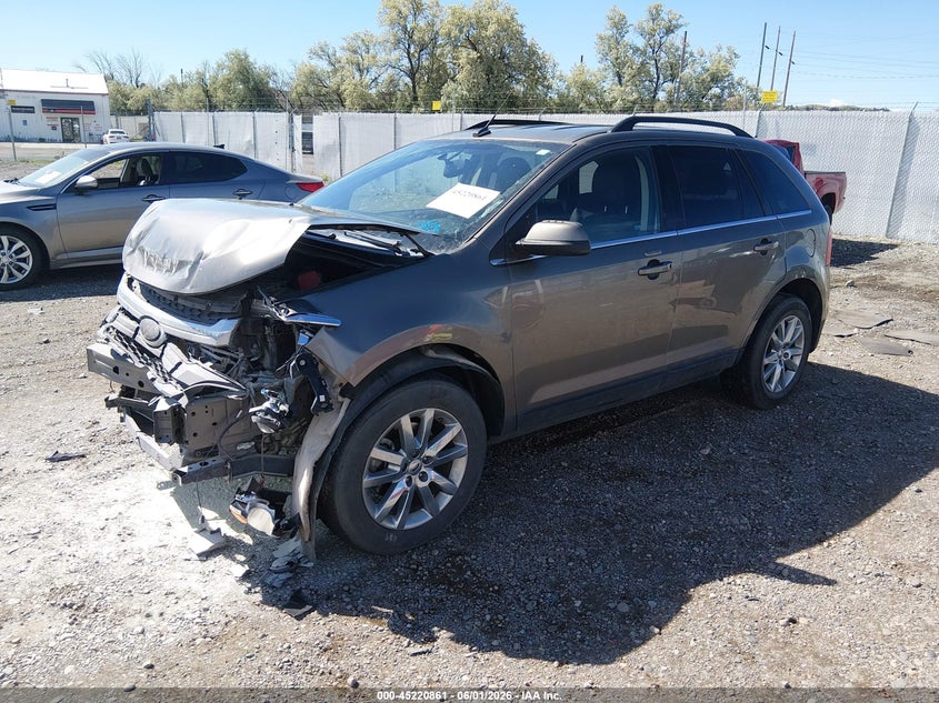 Vin: 2fmdk4kc0dbc55192, lot: 45718622, ford edge limited 20132