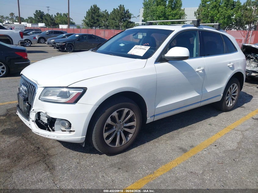 Vin: wa1cfafp9da076400, lot: 45718677, audi q5 2.0t premium 20132