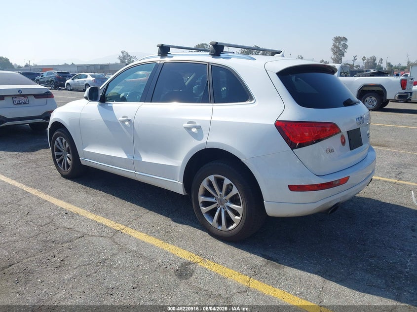 Vin: wa1cfafp9da076400, lot: 45718677, audi q5 2.0t premium 20133