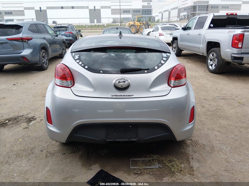 2017 Hyundai Veloster VIN: KMHTC6AD2HU311356 Lot: 45220926
