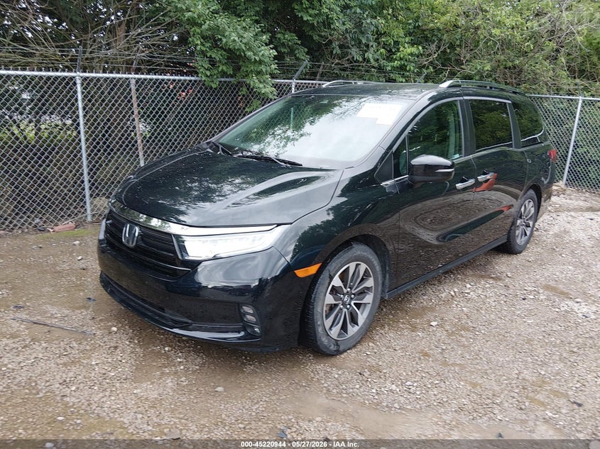 Vin: 5fnrl6h70mb016757, lot: 45718705, honda odyssey ex-l 20212