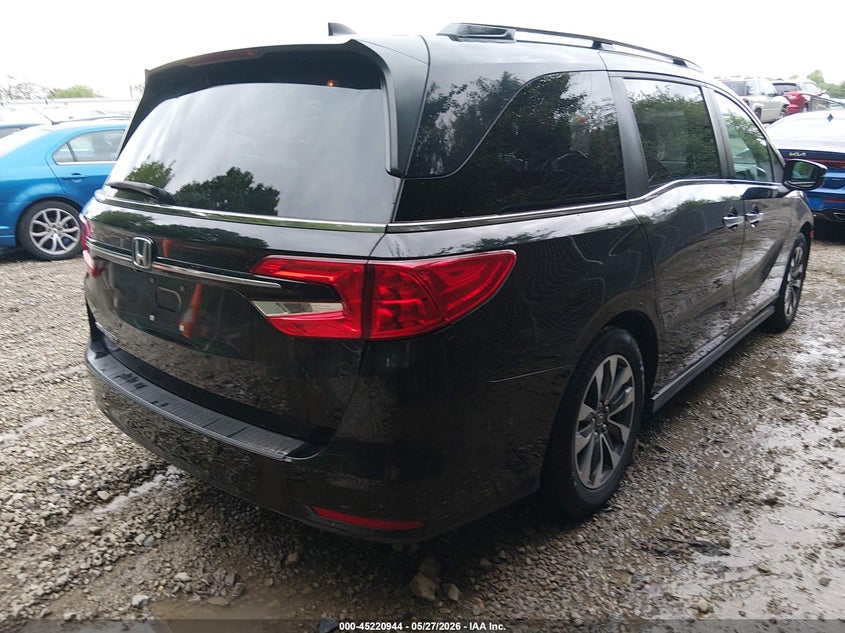 Vin: 5fnrl6h70mb016757, lot: 45718705, honda odyssey ex-l 20214