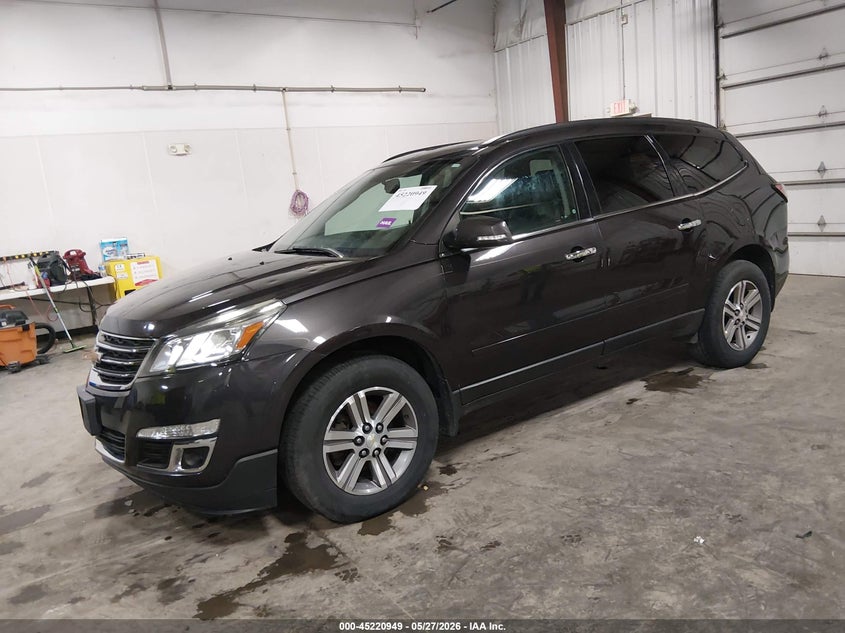 Vin: 1gnkrhkd3gj330241, lot: 45718710, chevrolet traverse 2lt 20162