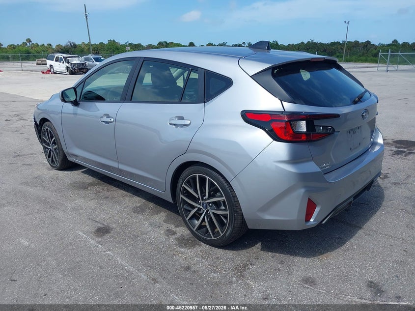 Vin: jf1guafc8r8390635, lot: 45718718, subaru impreza sport 5-door 20243