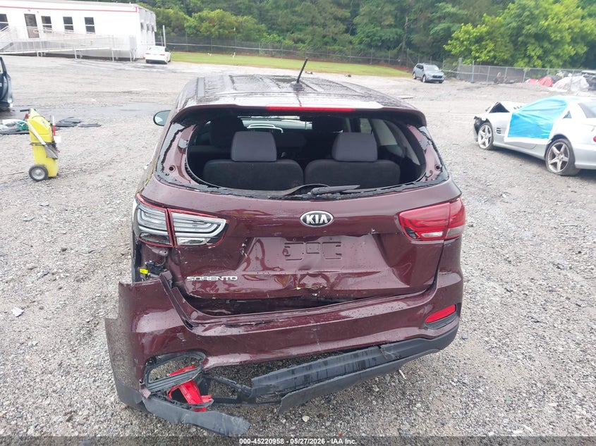 KIA SORENTO 2019 VIN 5XYPG4A32KG537895