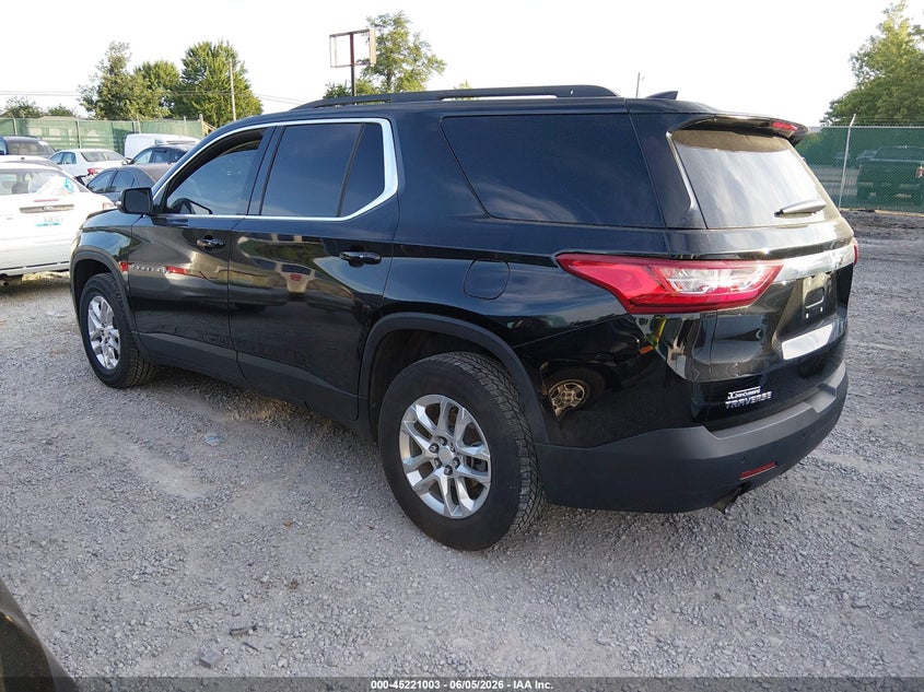 Vin: 1gnerhkw9mj129793, lot: 45718764, chevrolet traverse fwd lt leather 20213