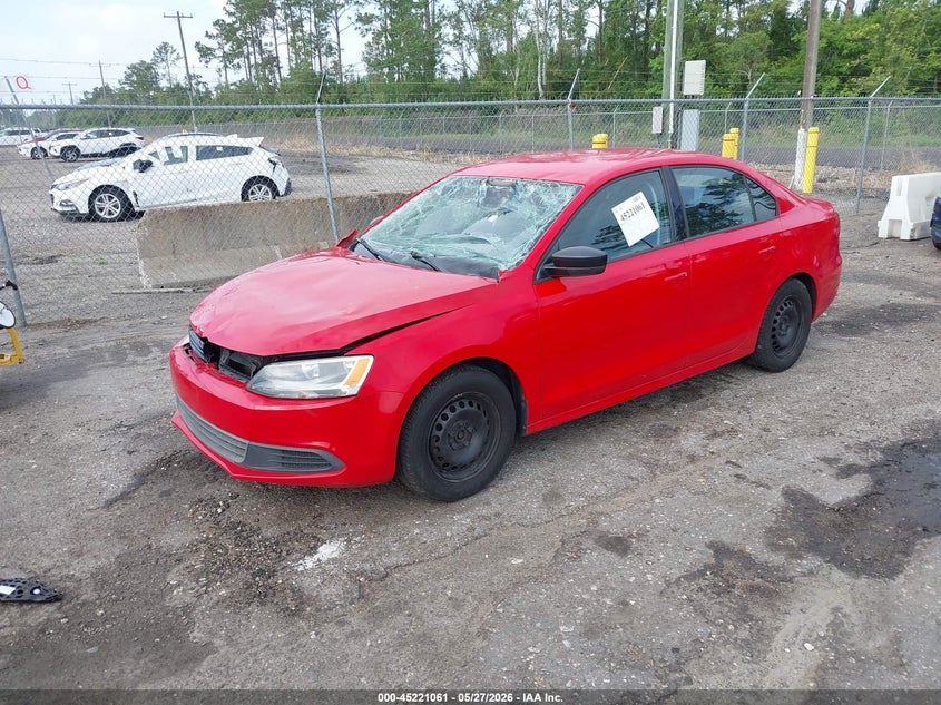 2014 Volkswagen Jetta 2.0l S 3VW2K7AJ0EM296657 photo 1
