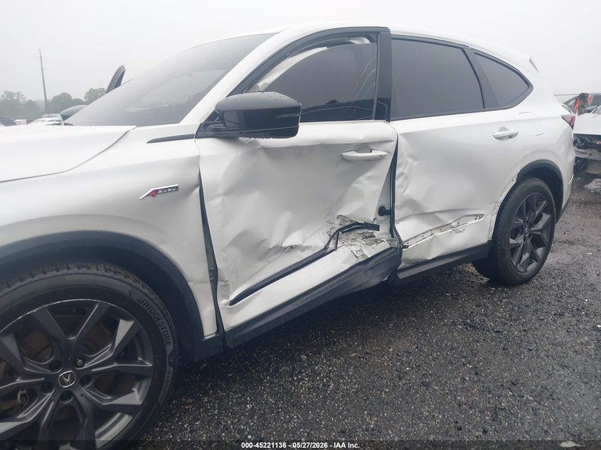 2022 Acura Mdx A-Spec Package VIN: 5J8YE1H06NL023661 Lot: 45221136