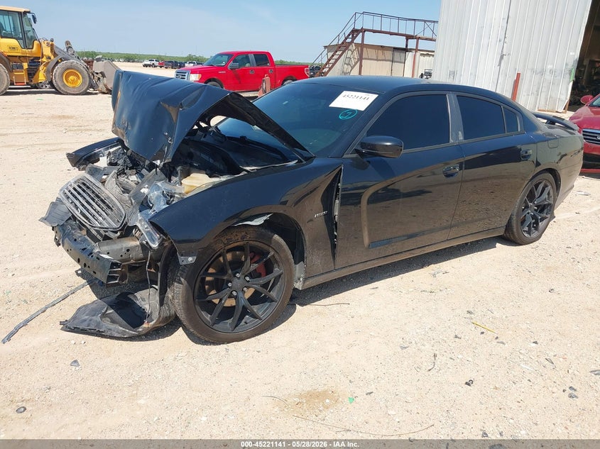 Vin: 2c3cdxct6eh163985, lot: 45718902, dodge charger r/t max 20142