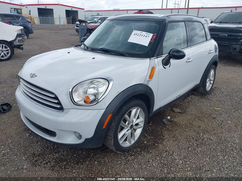 Vin: wmwzb3c5xbwm00283, lot: 45718908, mini cooper countryman 20112