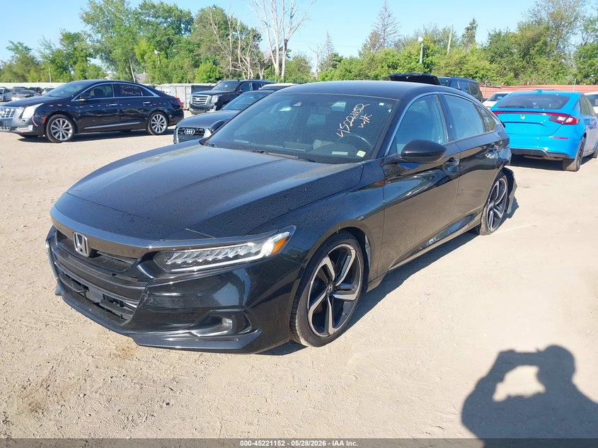 2021 HONDA ACCORD auction photo 2