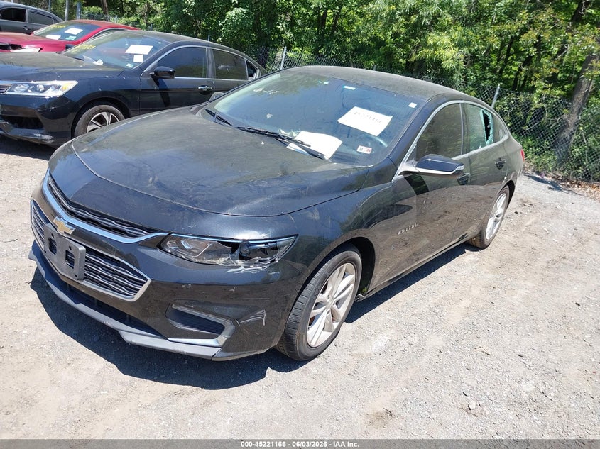 Vin: 1g1ze5st0gf302191, lot: 45718927, chevrolet malibu 1lt 20162