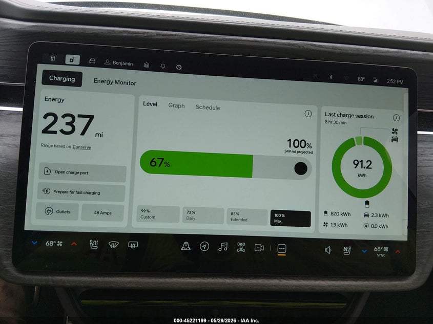 2024 Rivian R1S Adventure Quad Motor Large Pack VIN: 7PDSGABA5RN038865 Lot: 45221199